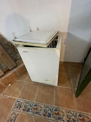 Arcón congelador blanco