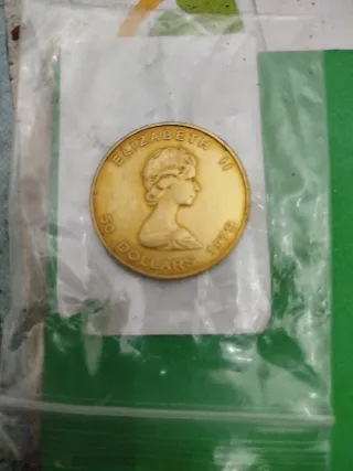 Moneta Canada 50 Dollari Oro 1979