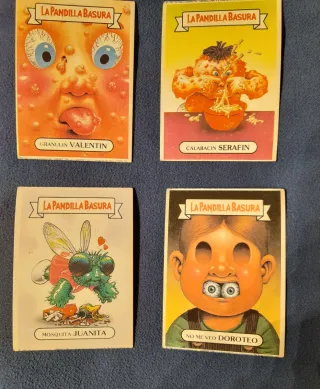 Cromos La Pandilla Basura (4 unidades)