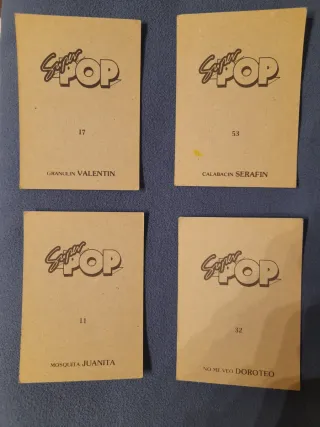 Cromos La Pandilla Basura (4 unidades)