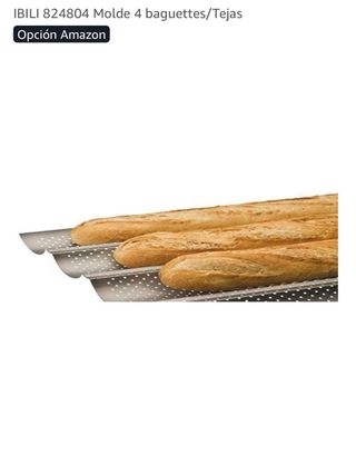 Molde para 4 baguettes Ibili