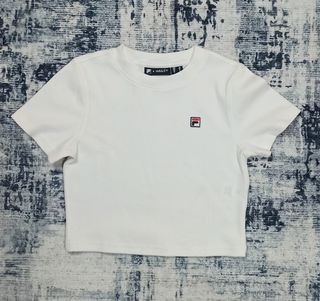 Camiseta Fila Blanca Cropped