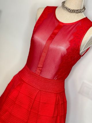 Vestido de fiesta rojo