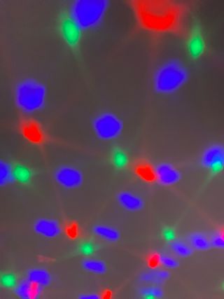 Bola de discoteca LED azul