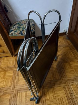 Mesa camarera auxiliar plegable