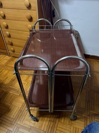 Mesa camarera auxiliar plegable