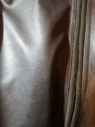 Chaqueta Cuero y Lana Vintage TORRAS