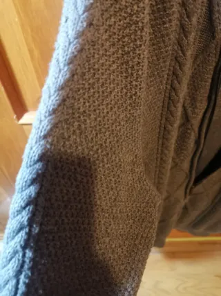 Chaqueta Cuero y Lana Vintage TORRAS