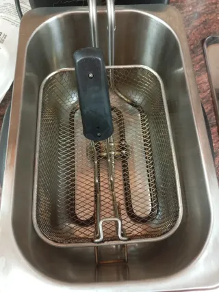 Freidora de acero inoxidable