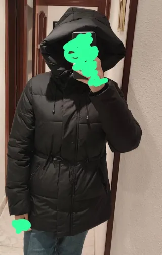 Plumas chica negra talla M