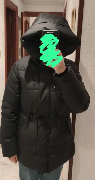 Plumas chica negra talla M