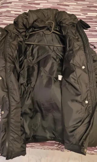 Plumas chica negra talla M