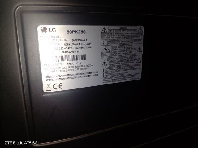 Televisión LG 50 pulgadas