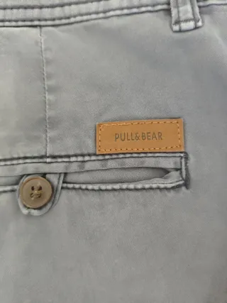 Pantalones chinos Pull&Bear azul