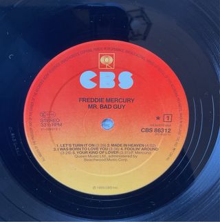 Freddie Mercury Mr. Bad Guy LP