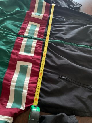 Chaqueta Adidas Vintage 90s Negra y Verde