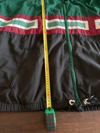 Chaqueta Adidas Vintage 90s Negra y Verde