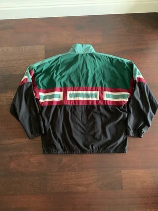 Chaqueta Adidas Vintage 90s Negra y Verde