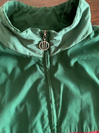 Chaqueta Adidas Vintage 90s Negra y Verde