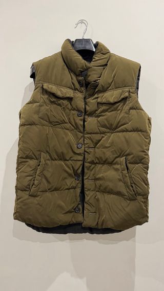 Chaleco verde oliva y gris oscuro de Emidio Tucci