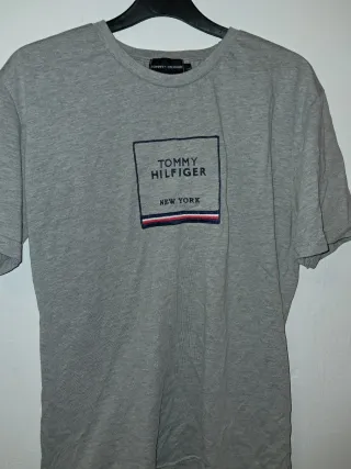 Camiseta Tommy Hilfiger Gris Hombre