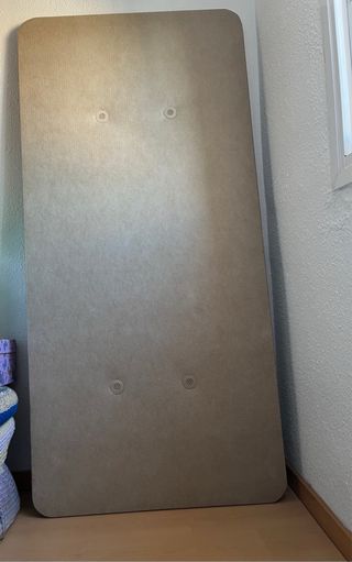 Colchón y base tapizada 90x190