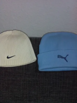 Lote Gorro Niike y Puma