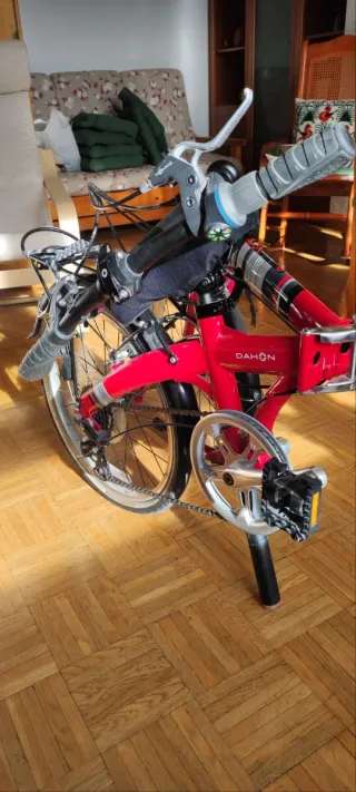 Bici Plegable Dahon Urban City Roja