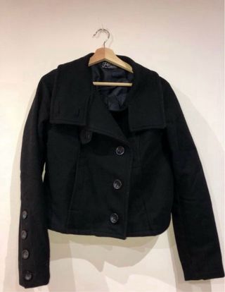 Chaqueta negra botones talla L