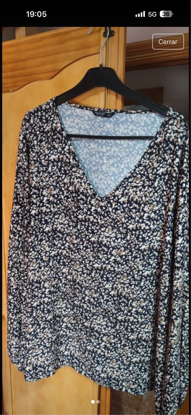 Blusa estampada leopardo