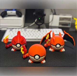 Pack Charizard Pokeball Pokemon 3D