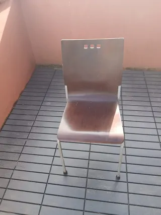 Sillas comedor madera y metal