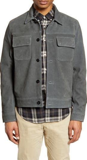 Chaqueta Ante/Piel Negra Officine Générale