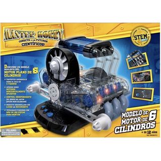 Maqueta Kit Motor 6 Cilindros 4 Tiempos Escala 1/6
