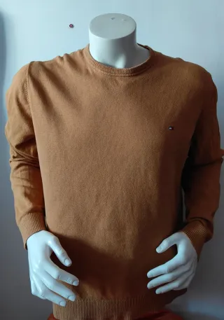 Jersey Tommy Hilfiger Algodón Cachemira Ocre XXL