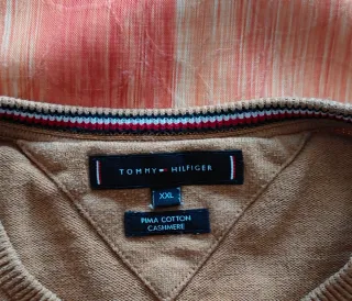 Jersey Tommy Hilfiger Algodón Cachemira Ocre XXL
