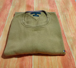 Jersey Tommy Hilfiger Algodón Cachemira Ocre XXL