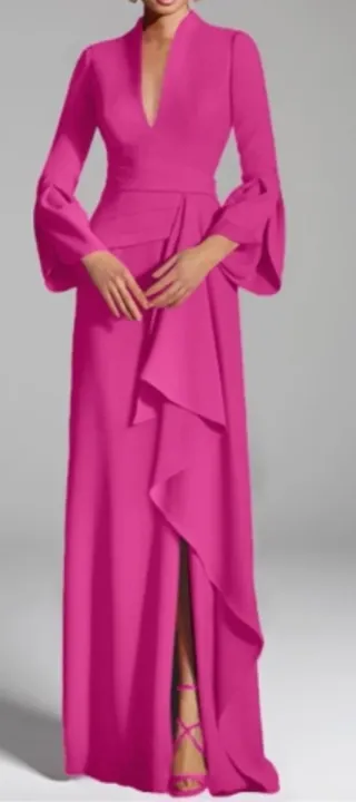 Vestido de fiesta rosa