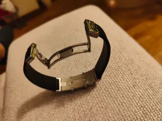 Pulsera Lotus Negra y Plateada