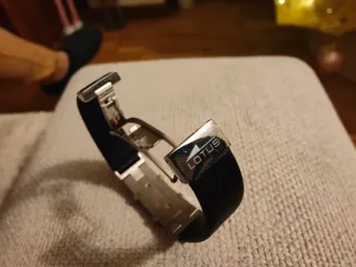 Pulsera Lotus Negra y Plateada