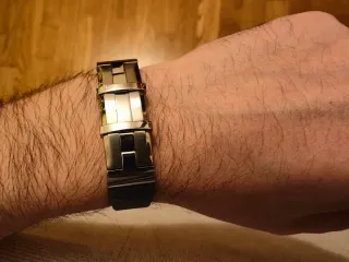 Pulsera Lotus Negra y Plateada