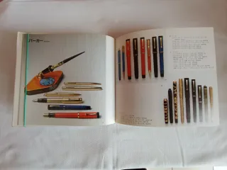 Libro di penne stilografiche antiche