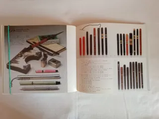 Libro di penne stilografiche antiche