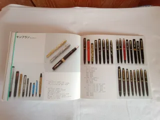 Libro di penne stilografiche antiche