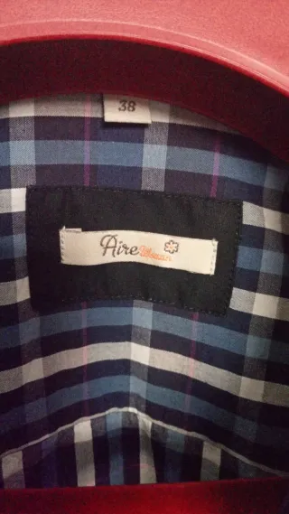 Camisa de cuadros mujer talla 38