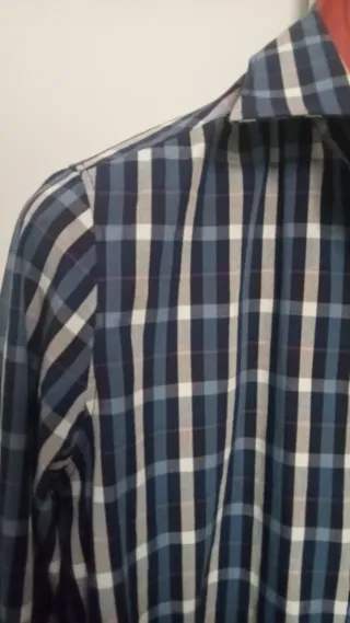 Camisa de cuadros mujer talla 38