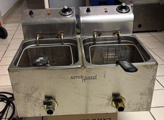 Freidora doble servicio ideal restaurantes