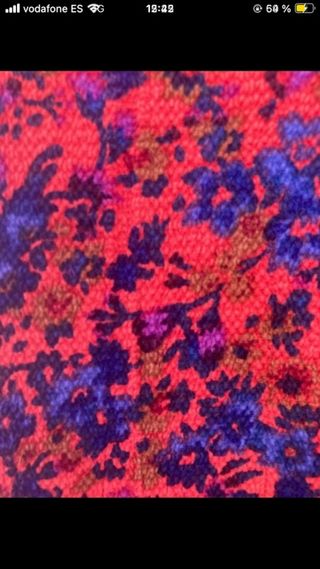 Vestido H&M rojo estampado