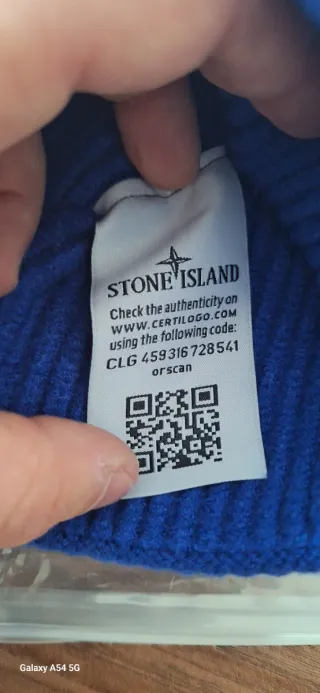 Cappellino Stone Island Blu