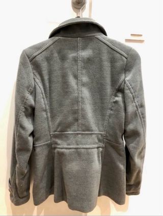 Abrigo chica botones gris talla XS